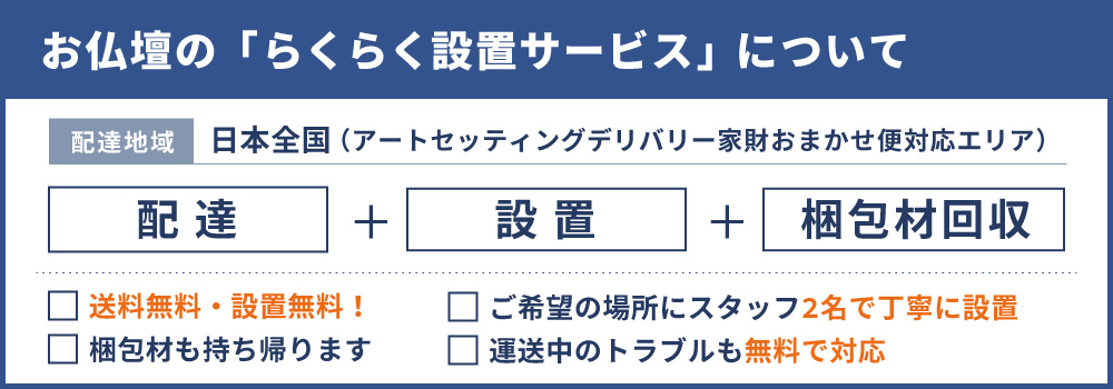 らくらく設置サービス